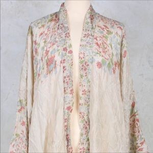 ISO magnolia pearl kimono in feather